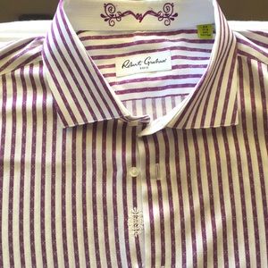 Robert Graham striped shirt. XL SALE!